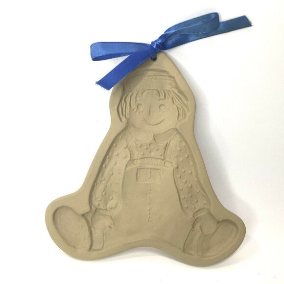 Brown BAG COOKIE MOLD‎ 1986 RAGGEDY ANN RAG DOLL - Picture 1 of 5
